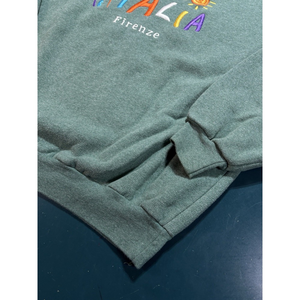 Vintage Firenze Italia Crewneck Sweatshirt Men Medium Florence Italy Embroidered - Picture 5 of 9